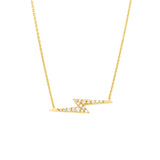 Diamond Thunderbolt Necklace