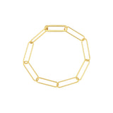 Push Lock Paper Clip Bracelet