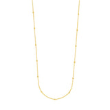 Long & Lovely D/C Bead Station Necklace
