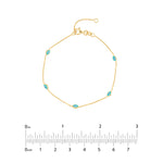 Enamel Evil Eye Station Chain