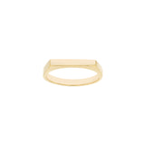Slim Engravable Signet Ring