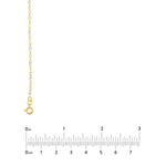 White Enamel Bead on Piatto Chain