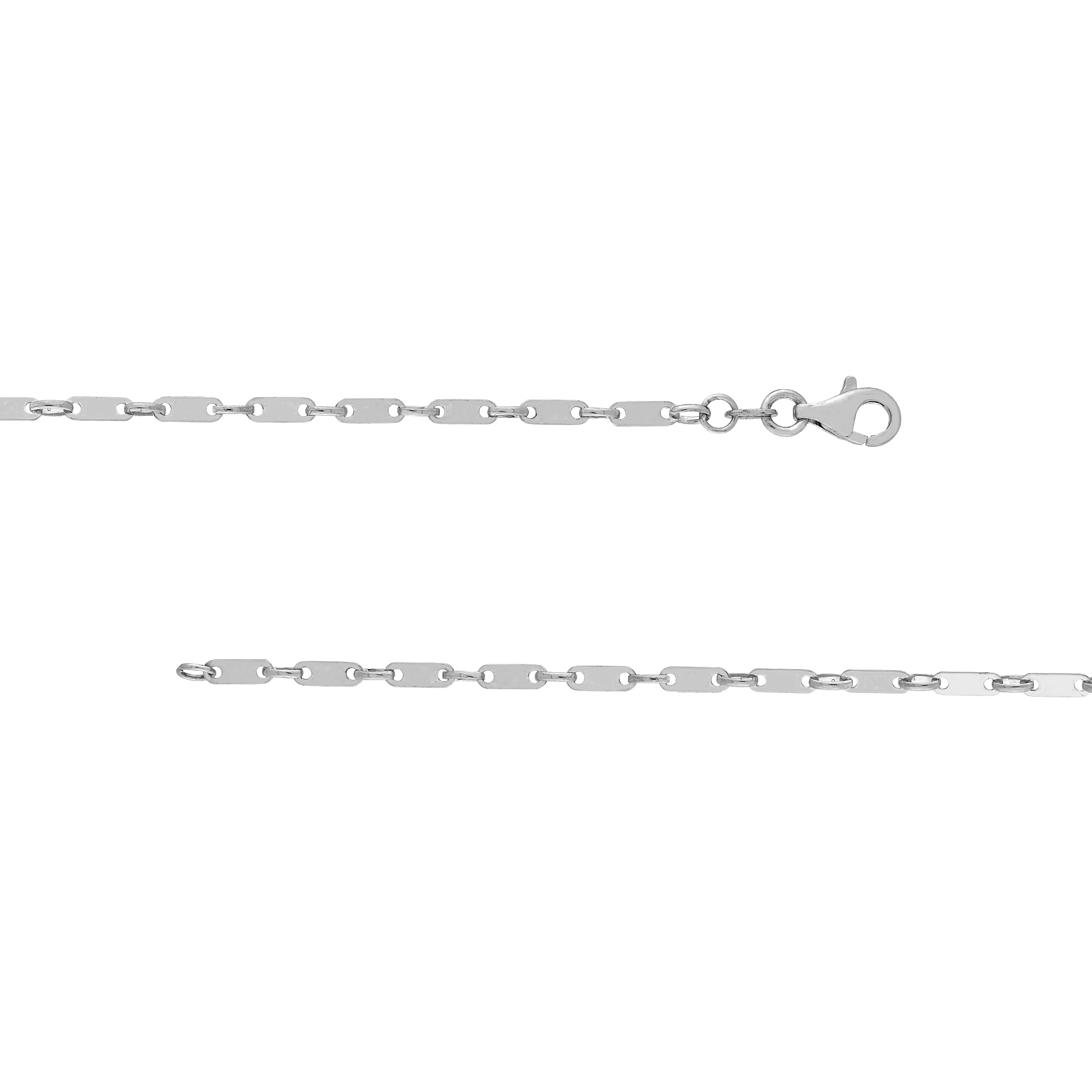 1.85 mm Handmade Flat Link Chain