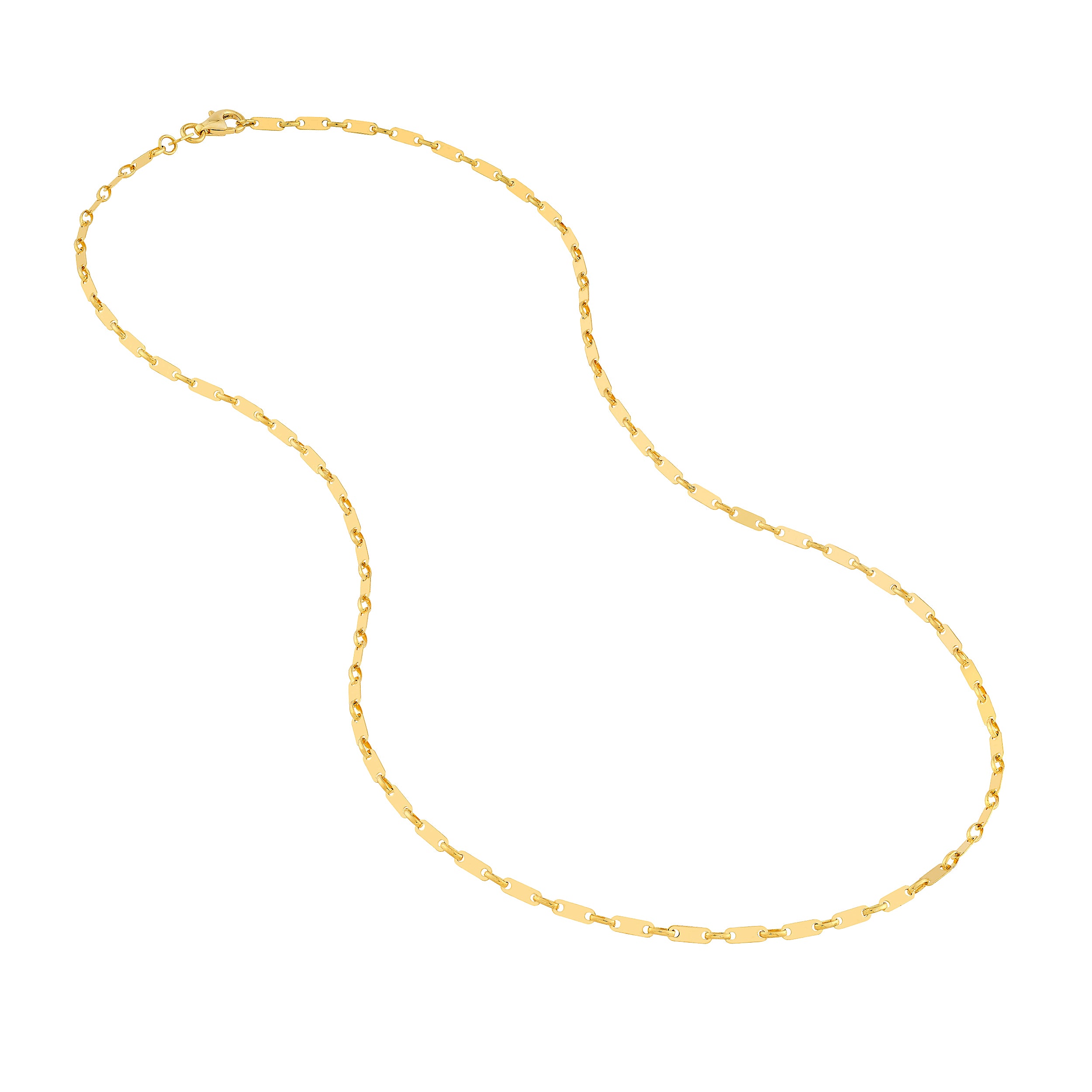 1.85 mm Handmade Flat Link Chain