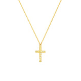 Diamond Scattered Cross Necklace