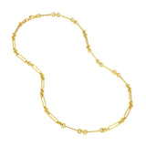 3+1 Hollow Fancy Rounded Paper Clip Chain