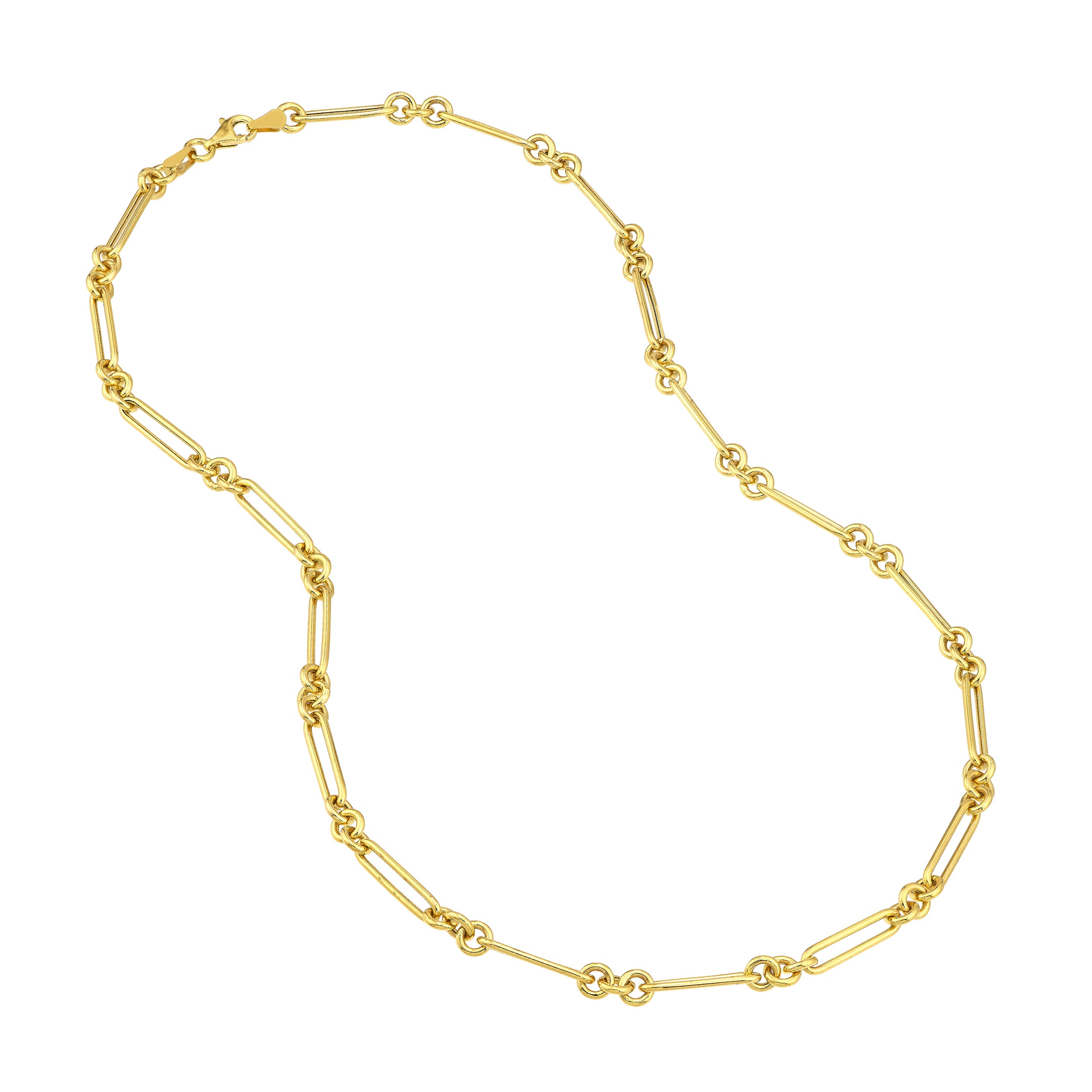 3+1 Hollow Fancy Rounded Paper Clip Chain