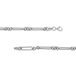 3+1 Hollow Fancy Rounded Paper Clip Chain