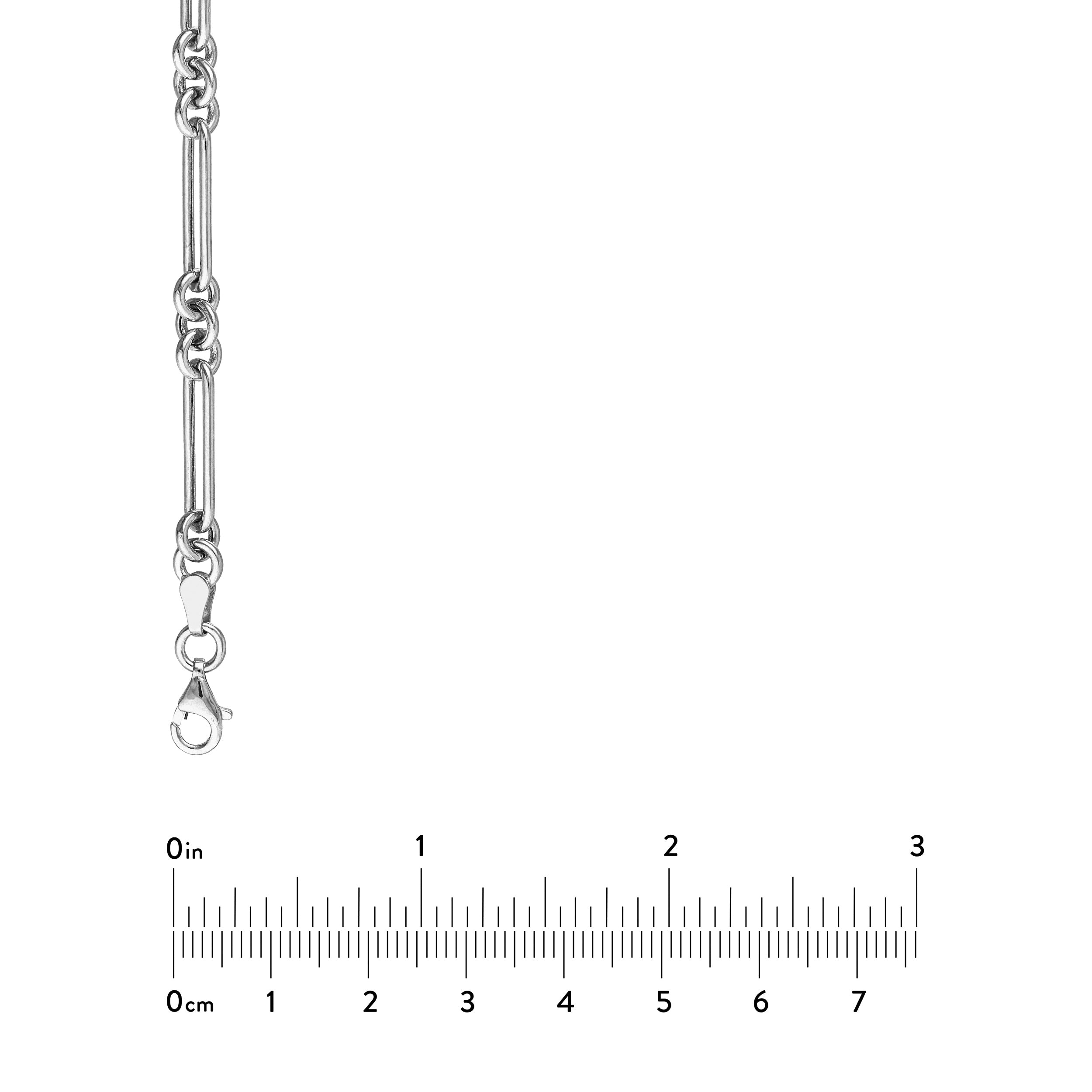 3+1 Hollow Fancy Rounded Paper Clip Chain