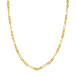5+1 Round Paper Clip Chain with Pear Lock