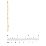 7+1 Round Paper Clip Chain with Pear Lock