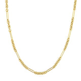 7+1 Round Paper Clip Chain with Pear Lock