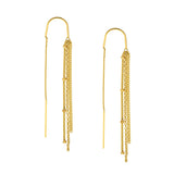 Threader Earrings Multi Chain