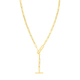 Paper Clip Toggle Necklace