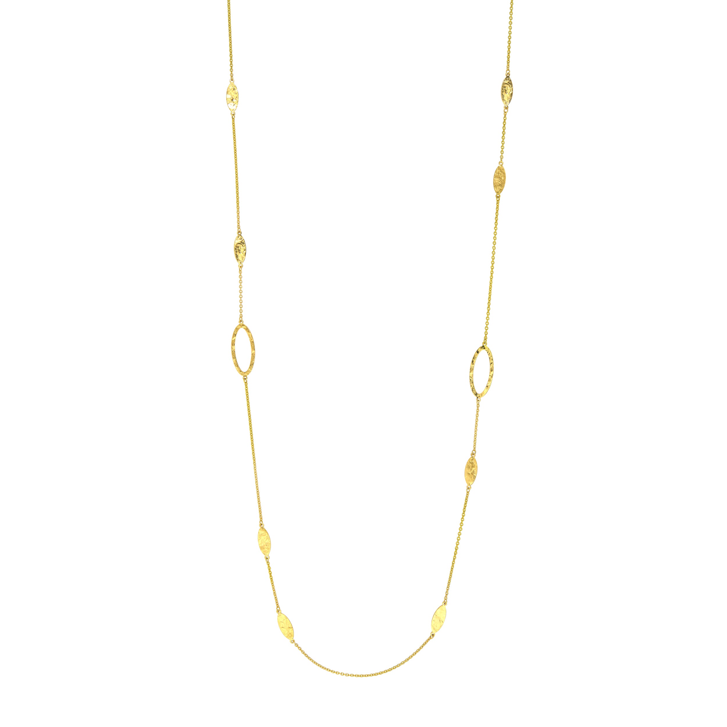 Long and Lovely D/C Mix Links Necklace