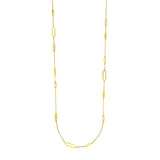 Long and Lovely D/C Paper Clip Necklace