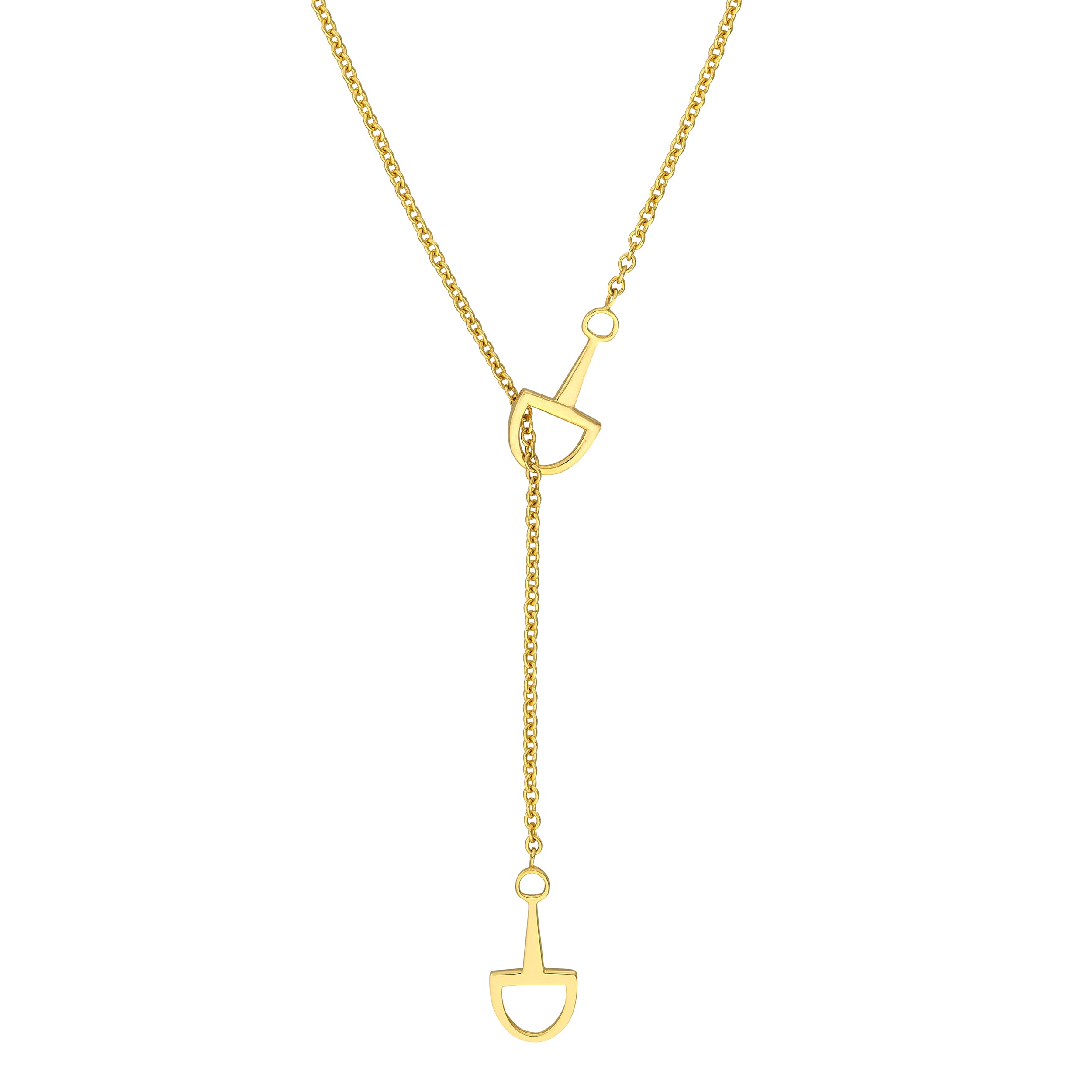 Horse Bit Lariat Necklace