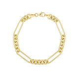 5+1 Round Paper Clip Bracelet