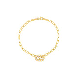 Flat Mariner Diamond Link and Forzentina Bracelet
