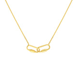 Petite Carabiner Links Necklace