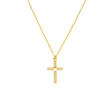 Twist Cross Heart Center Necklace