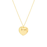 Large Puff Heart Necklace