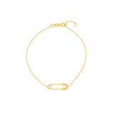 Single Safety Pin Station Bracelet
