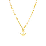 Anchor Paper Clip Necklace