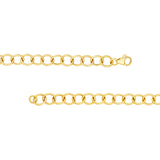 9.30mm Hollow Rounded Wire Link Chain