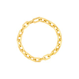 Octagon Long Link Fancy Bracelet