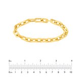 Octagon Long Link Fancy Bracelet