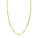 4.70mm Hollow 5+1 Flat Tile Link Chain with Box Lock