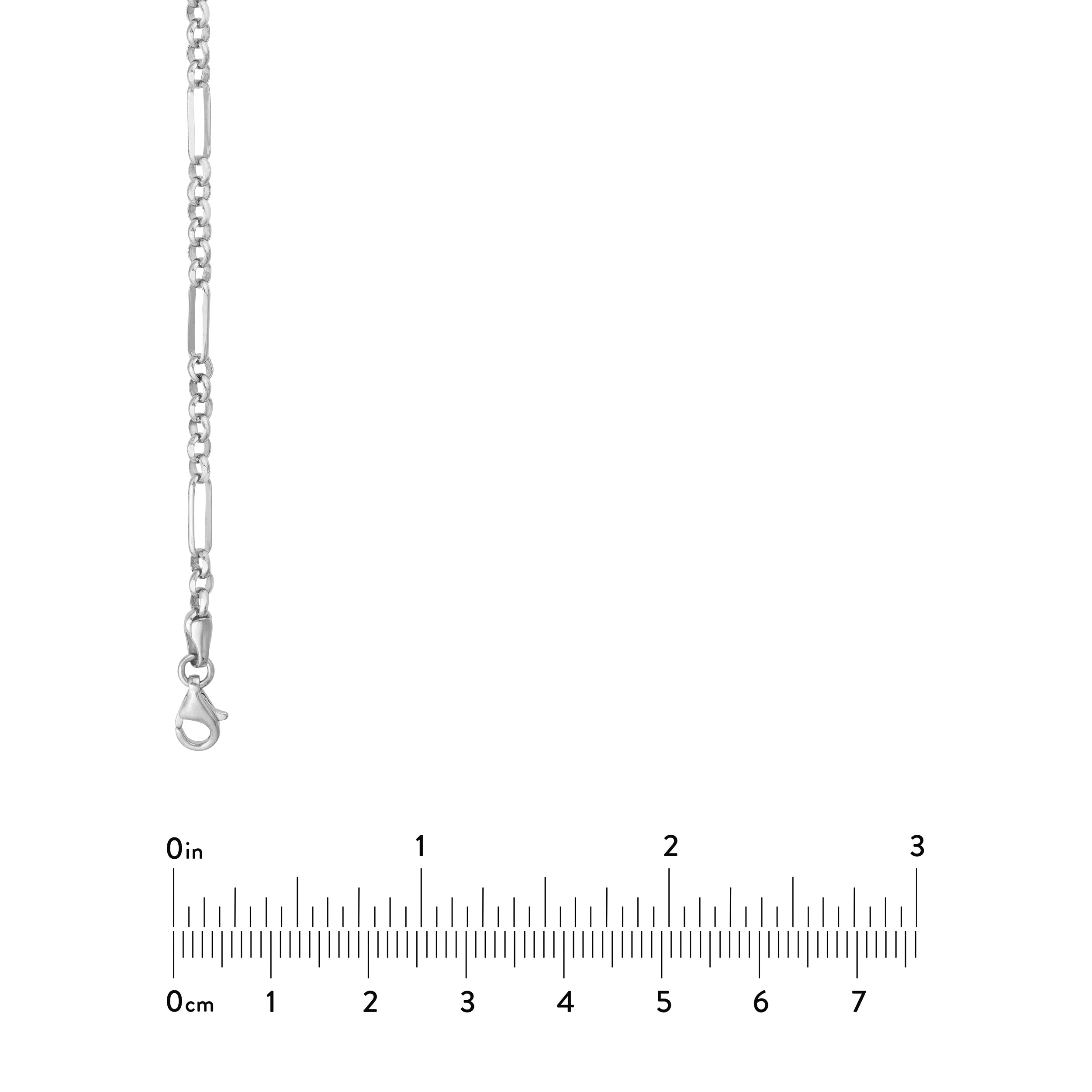 2.80mm Hollow 6+1 Rolo Chain with Pear Shape Lock