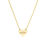 So You MOM Heart with Diamond Necklace