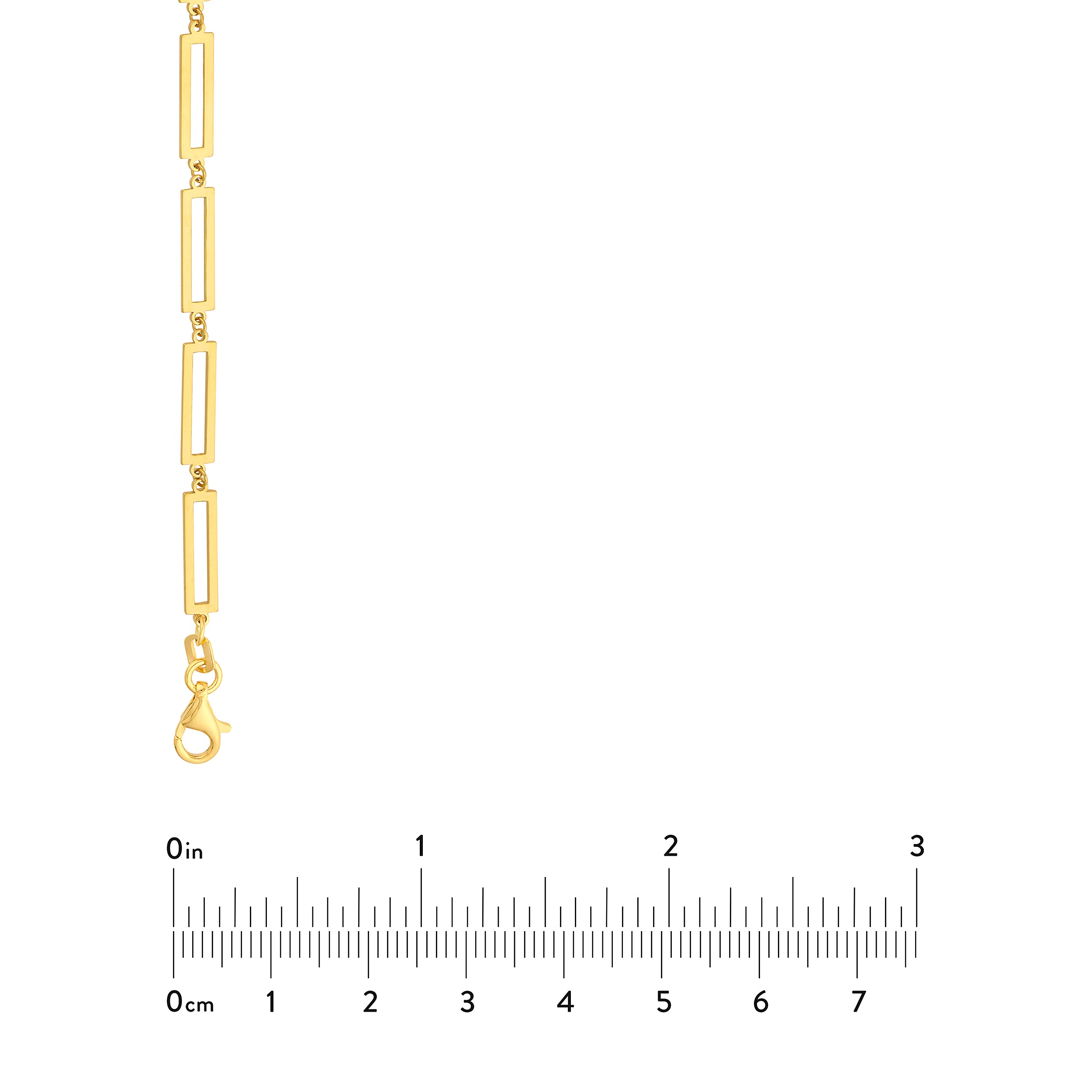 Rectangular Link Station Chain