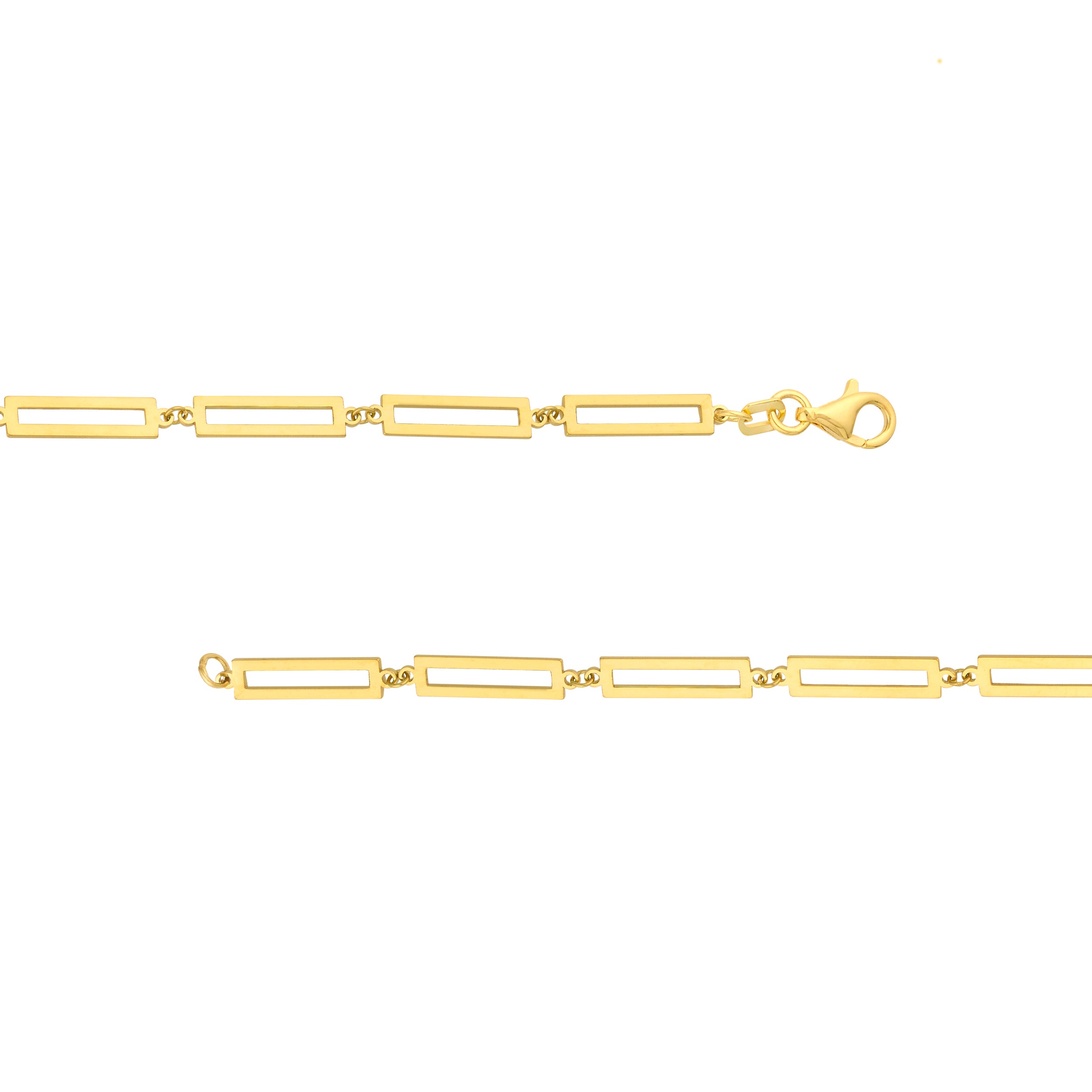 Rectangular Link Station Chain