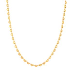 Solid Small Heart Link Chain