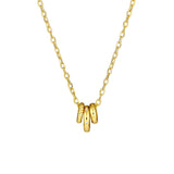Diamond Circle Trio Necklace
