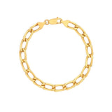 Cable Twist Open Link Bracelet