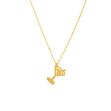So You Martini Charm Necklace