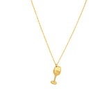 So You Cocktail Glass Charm Necklace