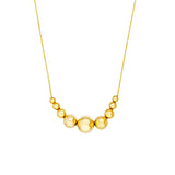 Gradient Round Bead Necklace