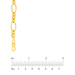 Hollow Oval Link 3+1 Chain Necklace