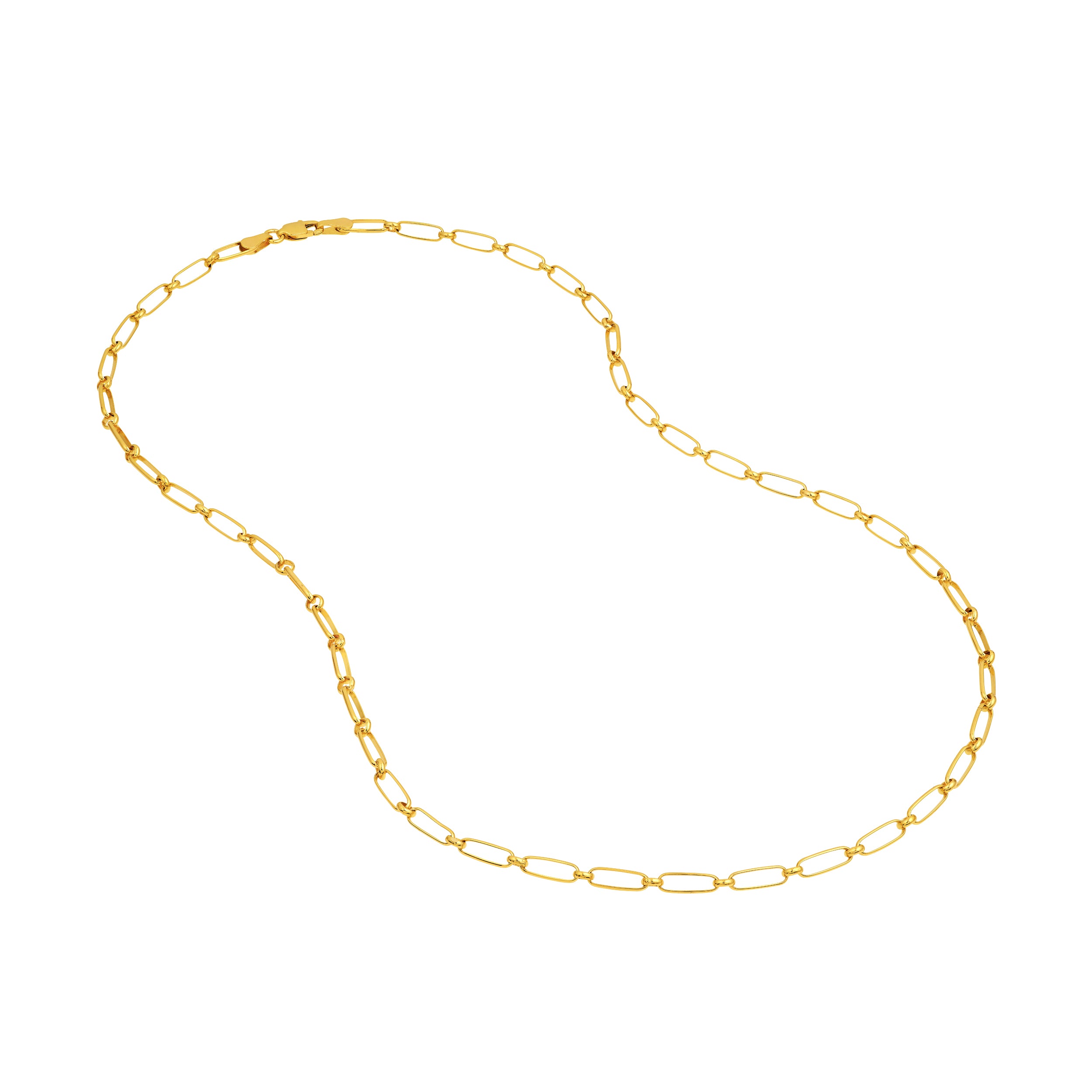 Oval and Round Open Link Chain