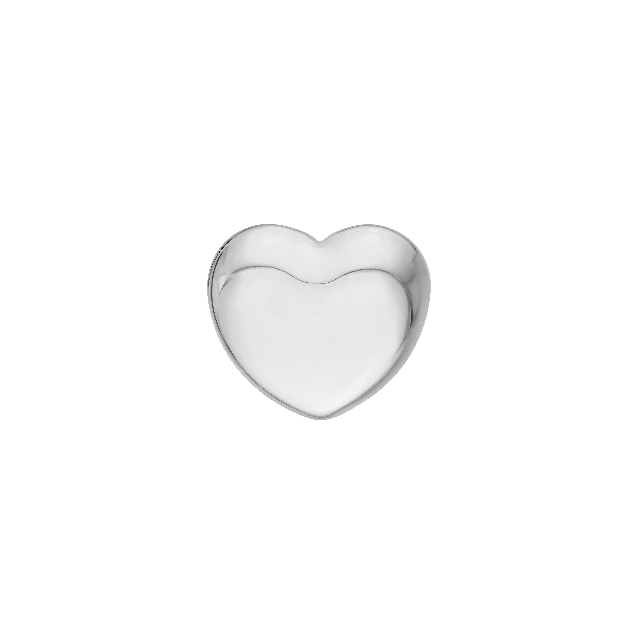 Puffy Heart Stud Earrings