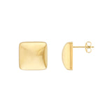 Puffy Square Earrings