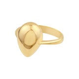 Puffy Teardrop Ring