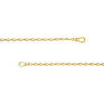 Teardrop Link Lariat Necklace