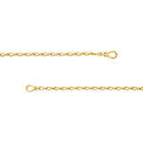 Teardrop Link Lariat Necklace