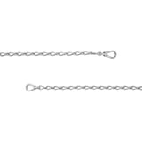 Teardrop Link Lariat Necklace